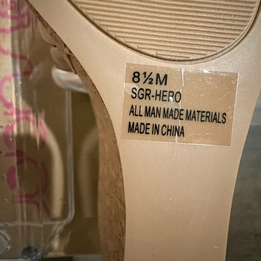 Sugar Metallic Wedge Sandals - Picture 6 of 6